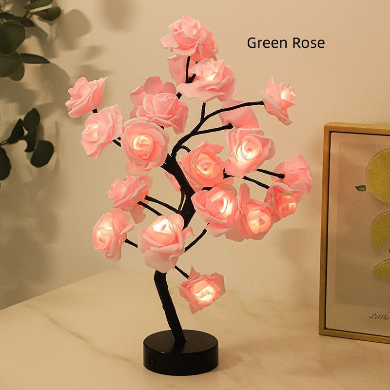 RoseGlow Tischlampe