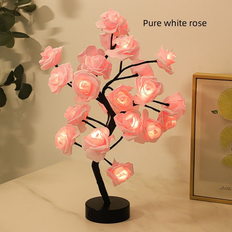 RoseGlow Tischlampe