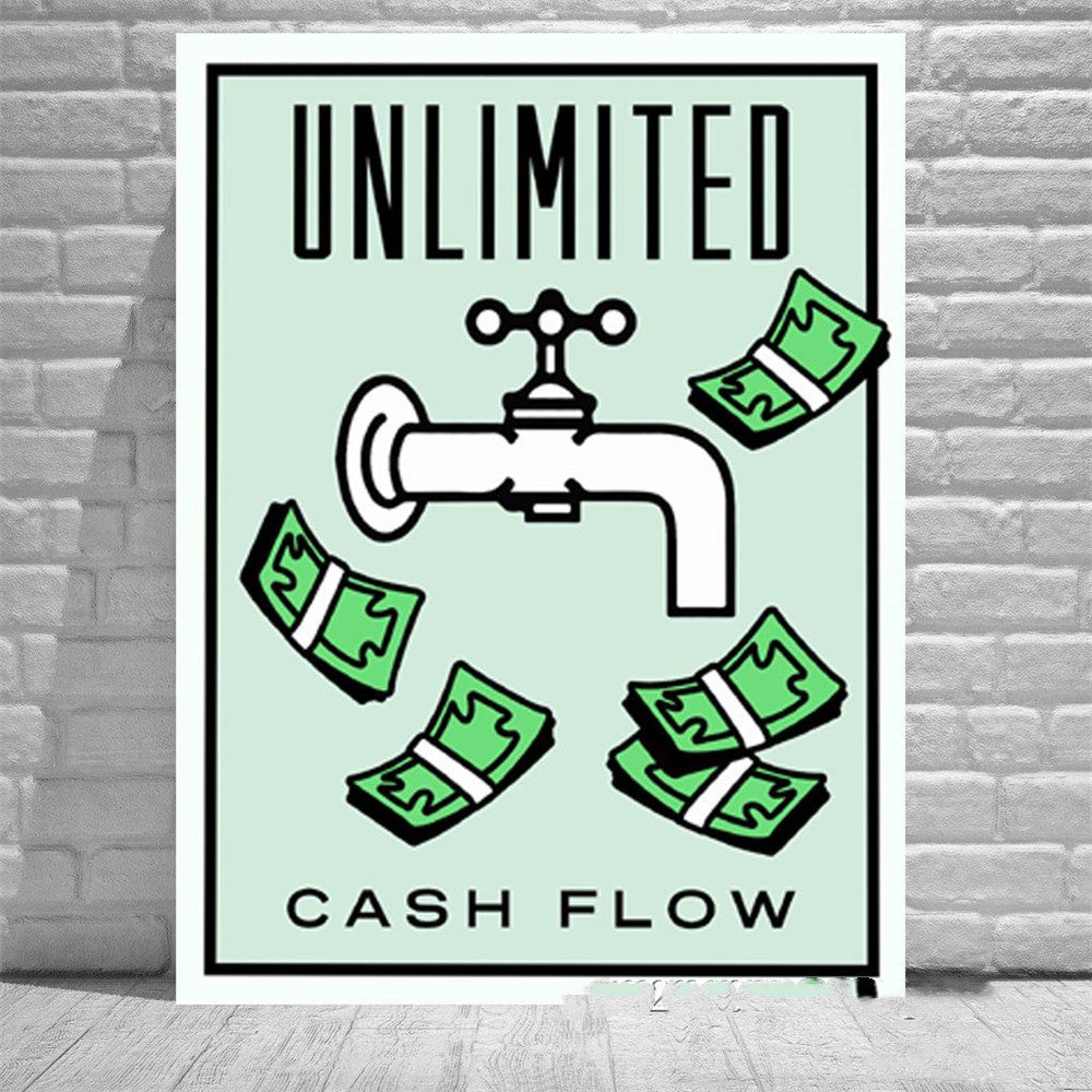 Cash Flow Art Print