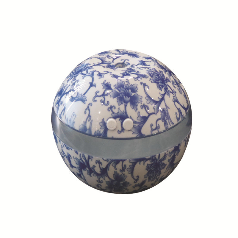 Aroma Diffusor "Blue Marble" - Stilvoller Kugel-Luftbefeuchter mit USB-Anschluss