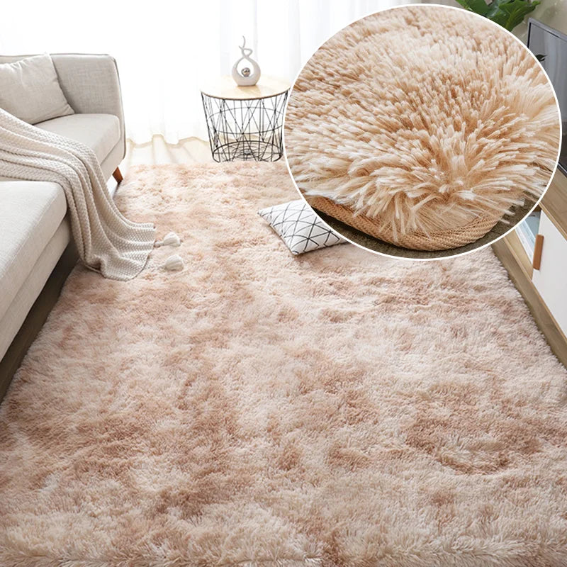 Modern velvet carpet "FORSWAN"