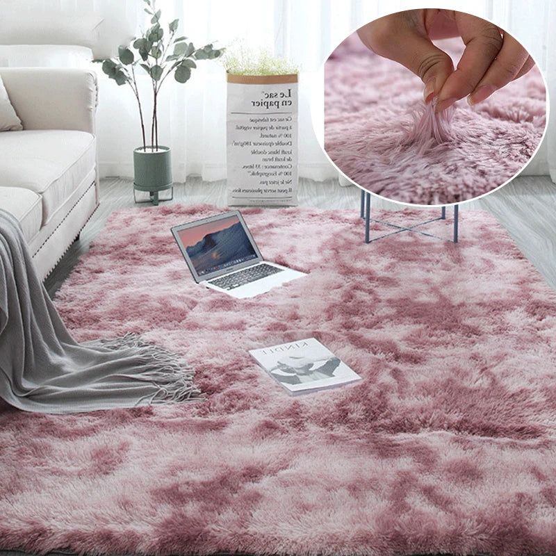 Modern velvet carpet "FORSWAN"